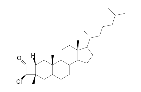 3-.beta.-Chloro-3.beta.-methyl-2.beta.,3.beta.-dihydrocyclobuta[2,3]-cholestan-4'(3'H)-one