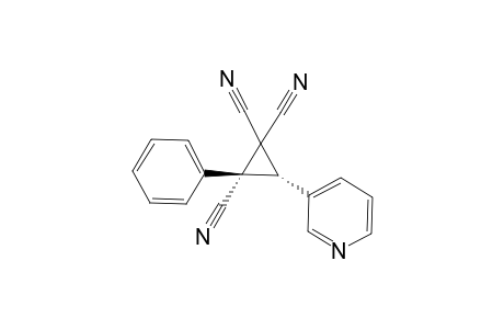 (2R,3R)-2-Phenyl-3-(pyridin-3-yl)cyclopropane-1,1,2-tricarbonitrile