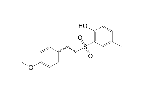 2-[(p-methoxystyryl)sulfonyl]-p-cresol