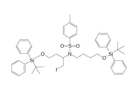 N-[4-[tert-butyl(diphenyl)silyl]oxybutyl]-N-[3-[tert-butyl(diphenyl)silyl]oxy-1-(iodomethyl)propyl]-4-methyl-benzenesulfonamide