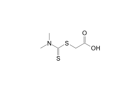 dimethyldithiocarbamic acid, ester with mercaptoacetic acid