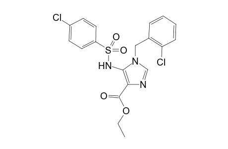 1-(2-Chlorophenylmethyl)-5-(4-chlorophenylsulfonylamino)-1H-imidazole-4-carboxylic acid-ethylester