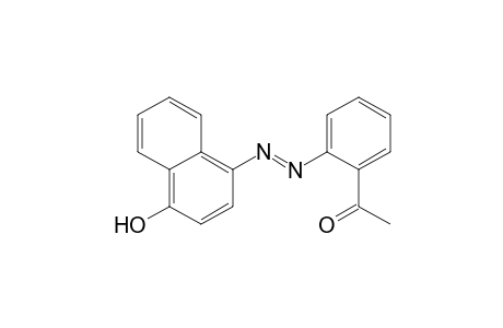 1-[2-[(4-Hydroxy-1-naphthalenyl)azo]phenyl]ethanone