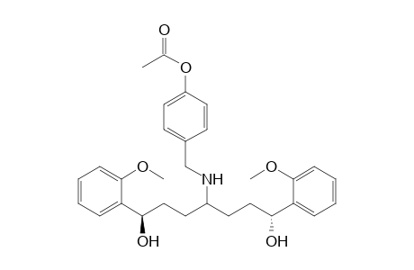 (1R,7R)-(+)-1,7-Bis(2-methoxyphenyl)-4-[N-((4-acetyloxyphenyl)methyl)amino]heptane-1,7-diol