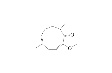 (2E,5Z)-2-methoxy-5,9-dimethyl-1-cyclonona-2,5-dienone