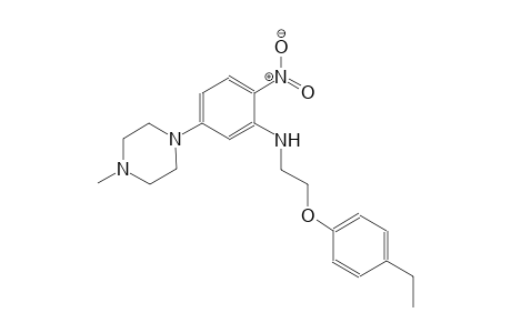benzenamine, N-[2-(4-ethylphenoxy)ethyl]-5-(4-methyl-1-piperazinyl)-2-nitro-