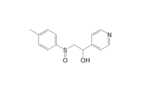 1-(4-pyridyl)-2-[(4-methylphenyl)sulfinyl]ethanol