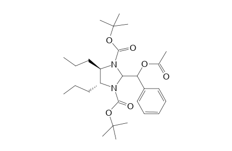 N,N'-Bis(tert-butoxycarbonyl)-2-(1'-hydroxy-O-ethanoyl-1'-phenyl)methyl-4,5-dipropylimidazolidine