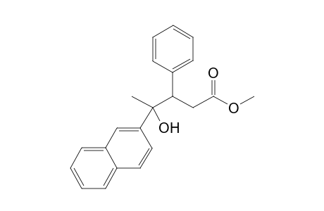 4-Hydroxy-4-(2-naphthalenyl)-3-phenylpentanoic acid methyl ester
