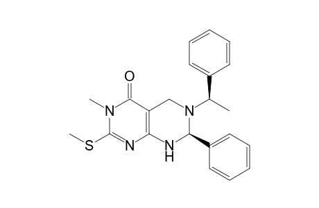 3-Methyl-2-(methylthio)-7(S)-phenyl-6-((R)-1-phenylethyl)-5,6,7,8-tetrahydropyrimido[4,5-d]pyrimidin-4(3H)-one