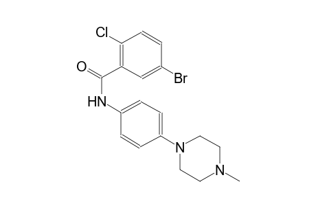 5-bromo-2-chloro-N-[4-(4-methyl-1-piperazinyl)phenyl]benzamide