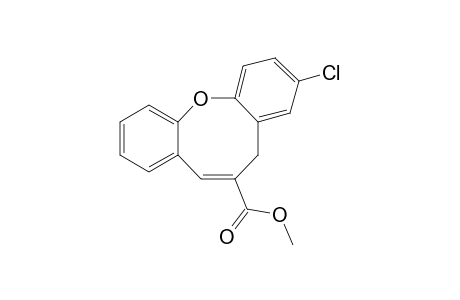 (E)-3-Chloro-5H-12-oxa-dibenzo[a,d]cyclooctene-6-carboxylic acid methyl ester