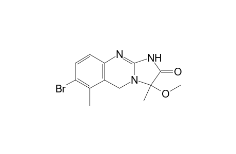 Imidazo[2,1-b]quinazolin-2(3H)-one, 7-bromo-1,5-dihydro-3-methoxy-3,6-dimethyl-