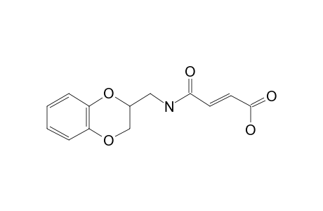 3-[(2,3-Dihydro-1,4-benzodioxin-2-ylmethyl)carbamoyl]prop-2-enoic acid