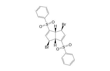 4,8-DIBROMO-2,6-BIS-(PHENYLSULFONYL)-BICYCLO-[3.3.0]-OCTA-2,6-DIENE
