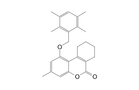 6H-dibenzo[b,d]pyran-6-one, 7,8,9,10-tetrahydro-3-methyl-1-[(2,3,5,6-tetramethylphenyl)methoxy]-