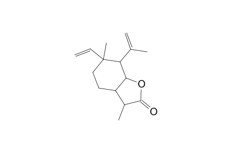 2(3H)-Benzofuranone, 6-ethenylhexahydro-3,6-dimethyl-7-(1-methylethenyl)-, [3S-(3.alpha.,3a.alpha.,6.alpha.,7.beta.,7a.beta.)]-