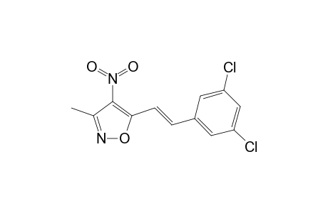 5-[(E)-2-(3,5-dichlorophenyl)ethenyl]-3-methyl-4-nitro-1,2-oxazole