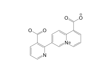 7-(3-CARBOXYPYRIDIN-2-YL)-QUINOLIZINIUM-1-CARBOXYLATE-INNER-SALT