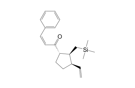 2-Propen-1-one, 1-[3-ethenyl-2-[(trimethylsilyl)methyl]cyclopentyl]-3-phenyl-, (1.alpha.,2.beta.,3.beta.)-(.+-.)-