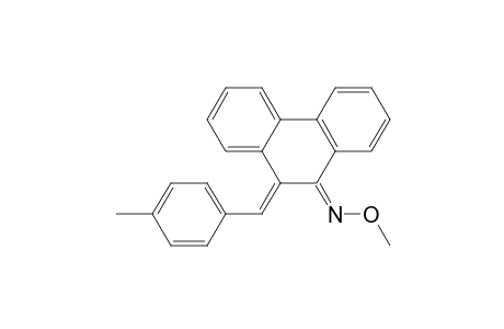 (E)-methoxy-[(10E)-10-(4-methylbenzylidene)-9-phenanthrylidene]amine