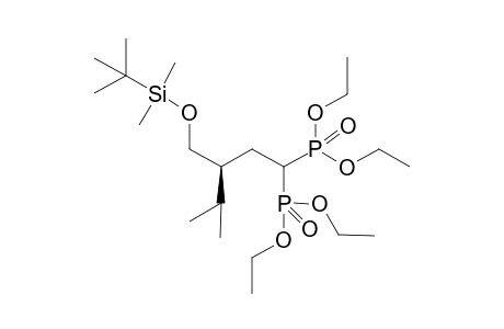 ((S)-2-(2,2-bis(tetraethylphosphonate)ethyl)-3-methylbutoxy)(tert-butyl)dimethylsilane