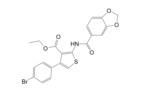 ethyl 2-[(1,3-benzodioxol-5-ylcarbonyl)amino]-4-(4-bromophenyl)-3-thiophenecarboxylate