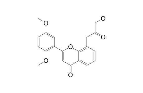 8-(3-HYDROXY-2-OXO-PROPYL)-2',5'-DIMETHOXYFLAVONE