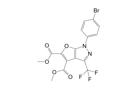 Dimethyl 1-(4-bromophenyl)-3-(trifluoromethyl)-1H-furo[2,3-c]pyrazole-4,5-dicarboxylate