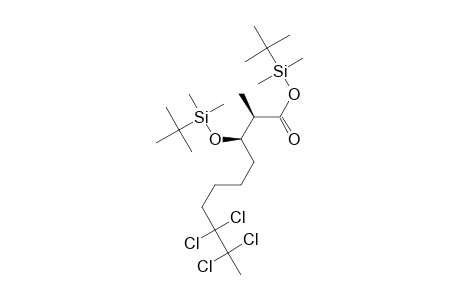 tert-Butyldimethylsilyl (2R,3R)-3-((tert-Butyldimethylsilyl)oxy)-8,8,9,9-tetrachloro-2-methyldecanoate