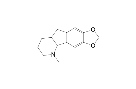 7,8-Methylenedioxy-N-methyl-2,3,4,4a,5,9b-hexahydro-1Hindeno[1,2-b] pyridine