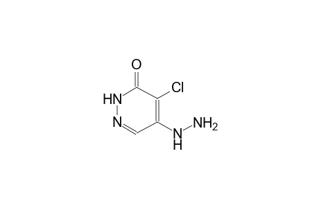 4-chloro-5-hydrazino-3(2H)-pyridazinone