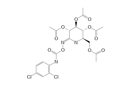 O-(2,3,4,6-TETRA-O-ACETYL-1,5-DIDEOXY-1,5-IMINO-D-GLUCOPYRANOSYLIDENE)-AMINO-N-(2,4-DICHLOROPHENYL)-CARBAMATE