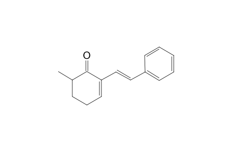 (E)-6-Methyl-2-styrylcyclohex-2-enone