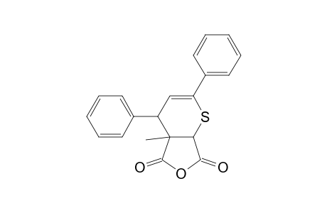 3-Methyl-4,6-diphenyl-3,4-dihydro-2H-thiopyran-2,3-dicarboxylic anhydride