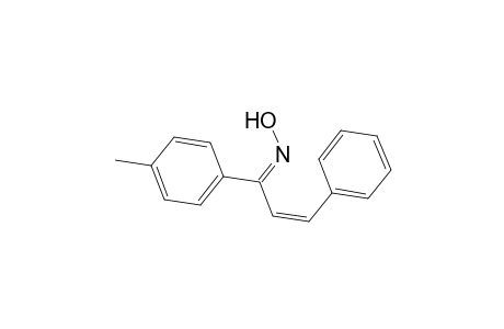 2-Propen-1-one, 1-(4-methylphenyl)-3-phenyl-, oxime, (E,Z)-