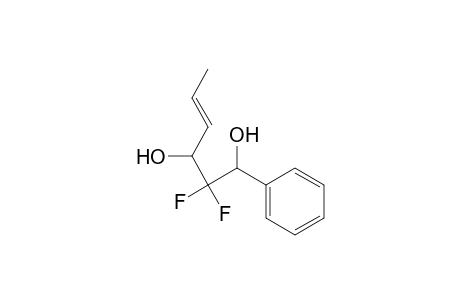 (E)-2,2-Difluoro-1-phenyl-4-hexene-1,3-diol