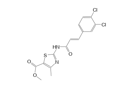 methyl 2-{[(2E)-3-(3,4-dichlorophenyl)-2-propenoyl]amino}-4-methyl-1,3-thiazole-5-carboxylate