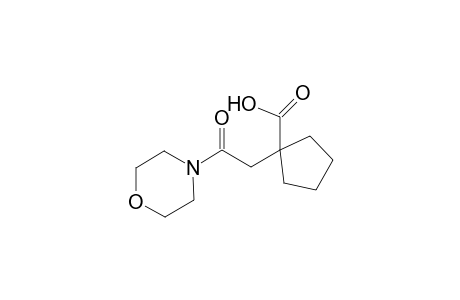 cyclopentanecarboxylic acid, 1-[2-(4-morpholinyl)-2-oxoethyl]-