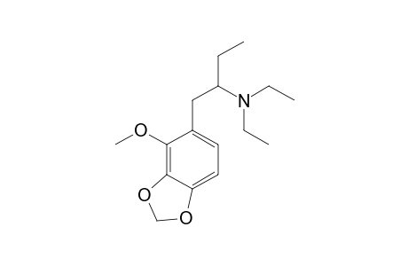 N,N-Diethyl-1-(2-methoxy-3,4-methylenedioxyphenyl)butan-2-amine