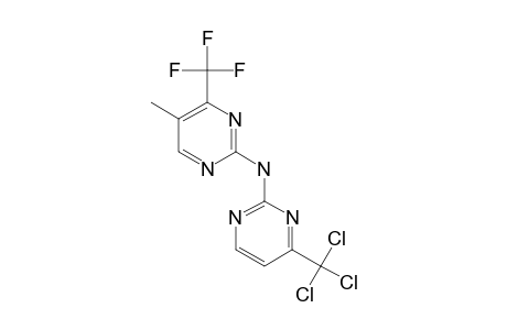 5-METHYL-N-[4-(TRICHLOROMETHYL)-PYRIMIDIN-2-YL]-4-(TRIFLUOROMETHYL)-PYRIMIDIN-2-AMINE