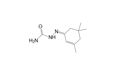 2-Cyclohexen-1-one, 3,5,5-trimethyl-, semicarbazone