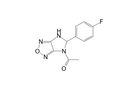 Ethanone, 1-[5,6-dihydro-5-(4-fluorophenyl)-4H-imidazo[4,5-c]1,2,5-oxadiazol-4-yl]-