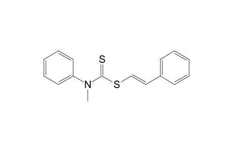 2-Phenylvinyl N-phenyl-N-methyl-dithiocarbamate