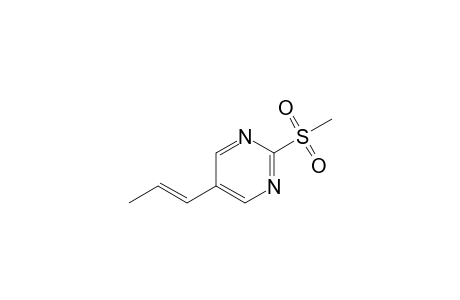 2-(Methylsulfonyl)-5-(1'-propenyl)pyrimidine