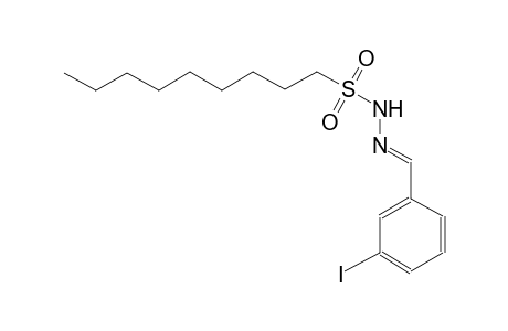 1-nonanesulfonic acid, 2-[(E)-(3-iodophenyl)methylidene]hydrazide