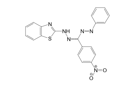 1-(2-benzothiazolyl)-3-(4-nitrophenyl)-5-phenylformazan