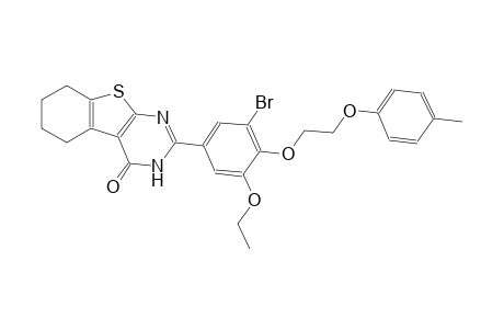 benzo[4,5]thieno[2,3-d]pyrimidin-4(3H)-one, 2-[3-bromo-5-ethoxy-4-[2-(4-methylphenoxy)ethoxy]phenyl]-5,6,7,8-tetrahydro-