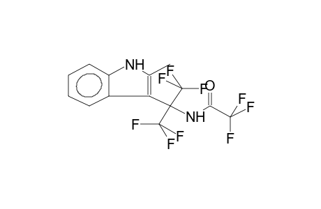 2-METHYL-3-(ALPHA-TRIFLUOROACETYLAMIDOHEXAFLUOROISOPROPYL)INDOLE