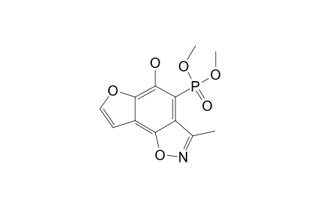 4-DIMETHYLPHOSPHONO-5-HYDROXY-[1]-BENZOFURO-[5,4-D]-ISOXAZOLE